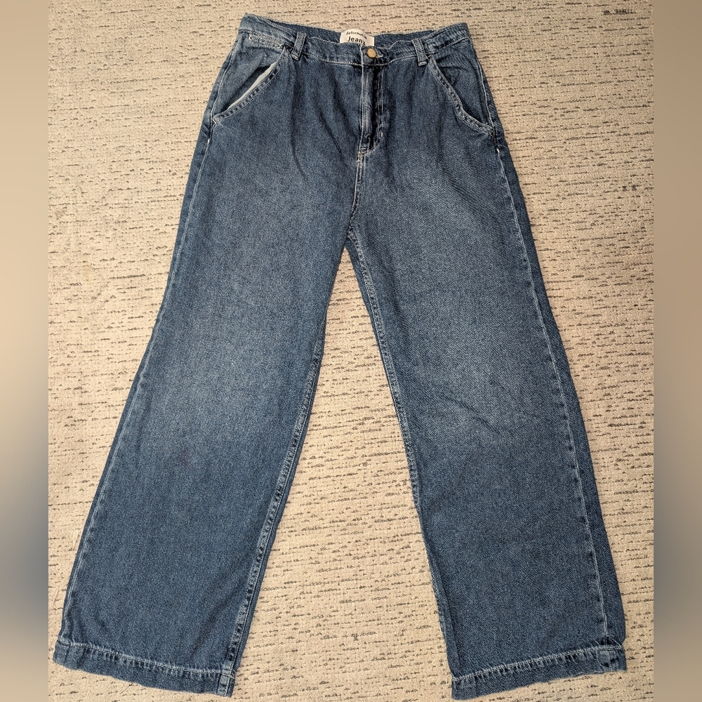 Reformation Nava Trouser Wide Leg Jeans